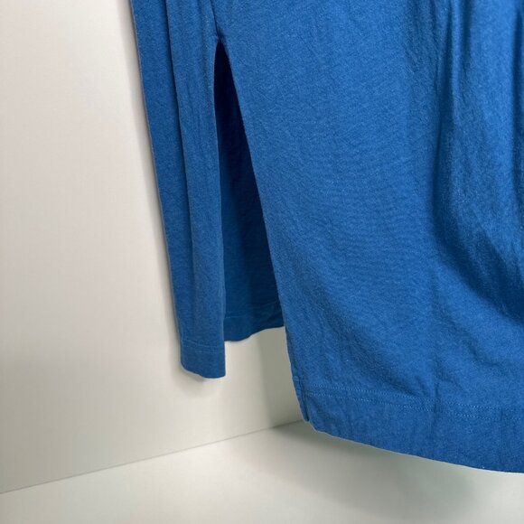Womens Free People Beach Long Sleeve Dress Size Small Blue - Picture 2 of 5